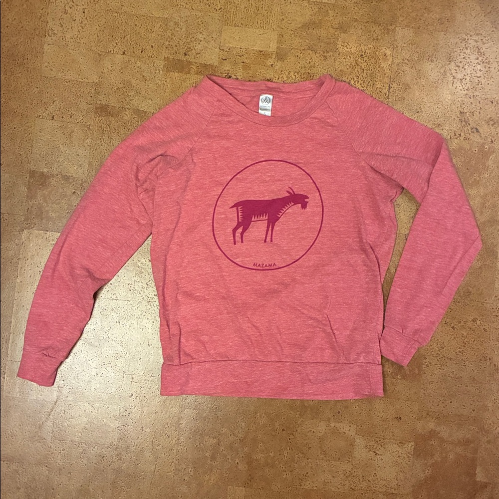 Alternative Apparel Pink Lightweight Sweatshirt